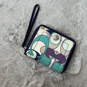 Coach Multicolor Wristlet Wallet